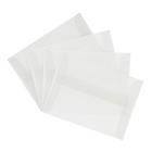 JAM Paper Enveloppes translucides A1, incolore, 50/paquet-Format des enveloppes : 3,63 x 5,13 po