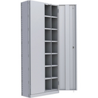 Metalware – Étagère enclenchable RK921, 8 tablettes, 36 x 12 x 88 (po), gris pâle-Système de tablettes ajustables offrant un espace de rangement solide, mais économique qui convient à vos besoins