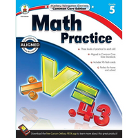 Livre numérique : Carson Dellosa - Math Practice, 104630-EB, 5e année-Vous recevrez deux courriels : le premier confirmant la totalité de votre commande et le second comportant un lien de téléchargement. Vous pourrez utiliser le lien de téléchargement immédiatement ou plus tard, comme vous le voulez.