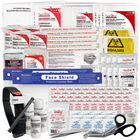 First Aid Central - Trousse de premiers soins BC Basic avec sac en nylon-La trousse est livrée dans un sac en nylon avec poignée de transport.