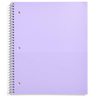 Pep Rally cahier de notes à spirale - Ligné - 70 feuilles - Lilas-Cahier de notes ligné de 8 x 10 po