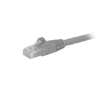 StarTech.com - Câble de raccordement Ethernet Cat6 avec connecteurs antiaccrochements RJ-45, 6 pi, gris (N6PATCH6GR)-Gaine en PVC gris pour vos connexions en codes de couleur