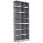 Metalware – Étagère enclenchable RK370, 8 tablettes, 36 x 18 x 88 (po), gris pâle-Système de tablettes ajustables offrant un espace de rangement solide, mais économique qui convient à vos besoins