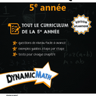 Dynamic Math Atlantic Canada French - Grade 5-Math book contains clear and concise instructions, straightforward examples, and practice questions with answer key