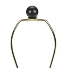 Monarch Specialties 24" H Table Lamp - Black Ceramic / Ivory / Cream Shade-6