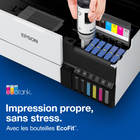 Epson - T552 Bouteille d’encre - Capacité standard - Magenta-Couleur à base de colorants