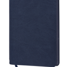 Carnet de notes en cuir végétalien de Gry Mattr, bleu marine-L 5 3/4 po H 8 1/4 po P 3/4 po