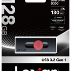 Lexar JumpDrive Dual Drive D300 USB 3.2 Gen 1 Type-C - 128GB - Black-Transfer your files fast with high-speed USB 3.2 Gen 1 performance