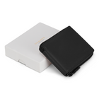 Champs Onyx Leather Zip Around Wallet - Black-2 slot pockets