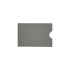 LUX Credit Card Sleeves - 2-3/8" x 3-1/2" - Smoke - 1000 Pack-Use them to protect magnetic strips on your credit cards, hotel key cards, business cards, college I.D. cards, etc