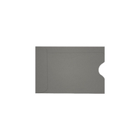 LUX Credit Card Sleeves - 2-3/8" x 3-1/2" - Smoke - 1000 Pack-Use them to protect magnetic strips on your credit cards, hotel key cards, business cards, college I.D. cards, etc
