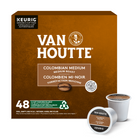 Van Houtte Colombian Medium - Medium Roast - K-Cup Coffee Pods - 48 Pack-Taste: this blend offers a smooth yet deliciously lively flavour with subtle hints of fruity wine.