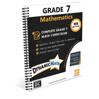 Dynamic Math - Cahier d'exercices, Manitoba, 7e année-Le classeur contient des instructions, des exemples et des questions pratiques
