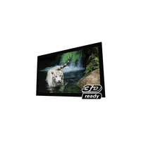 EluneVision 92" Reference Studio 4K Fixed Frame Projector Screen, 16:9-Dimensions: 92" diagonal (80" x 45") viewable with luxurious 5" black velour covered aluminum frame border