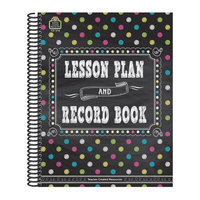 Teacher Created Resources – Plan de cours et cahier de bord, tableau aux couleurs vives (TCR3716)-Cahier de bord/plan de cous