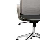 CB Office Workex Mesh Office Chair With Polished Aluminun Base - White-Dimensions: 24,02 po (L) x 24,41 po (P) x 36,61 à 39,57 po (H)