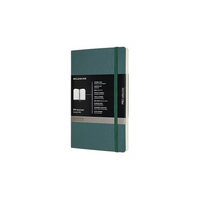 Moleskine – Carnet de la collection Pro, couverture souple, vert forêt, 5 po x 8,25 po-192 pages, papier de couleur ivoire, 7,5 po x 9,75 (po)
