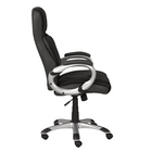 Brassex - Chaise de bureau executif Isaac, gris-Accoudoirs incurvés et mécanisme d’inclinaison pratique favorisant un bon alignement