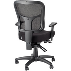 Tempur-Pedic - Fauteuil en maille à dossier mi-hauteur, noir-Réglage pneumatique de la hauteur du siège à une touche