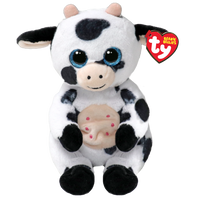 Ty Herdly Cow Belly Plush Toy-Plush