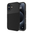 AXS PROTech Plus Dual-Layered Anti-Shock Sleek Case for Apple iPhone 16 - Black-Drop resistant up to 10 feet