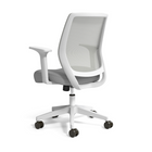Staples - Fauteuil fonctionnel Essentials, tissu et dossier en maille, gris-Coté pour une capacité de jusqu'à 275 lb