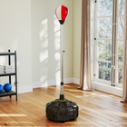 Soozier Freestanding Reflex Bag - 57.9" -65" Speed Bag with Stand-Base fills with 33 lb (15kg) water, 55lbs (25kg) sand or 44lbs (20kg) mixture of both 