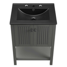 Modway - Steam 24" Vanette de salle de bain - Gris Noir-8