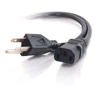 C2G 3130 6' Power Cord-C13 IEC and NEMA 5-15 Male ports facilitate connection between your device and a power source