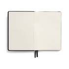 TRU RED Medium Flexible Cover Graph Journal - Black-Features two page markers so you don't lose your spot