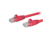 StarTech Cat6 Ethernet Patch Cable with Snagless RJ-45 Connectors, 30 ft, Red (N6PATCH30RD)-RJ45 connector-clip protectors eliminate cable snags and breaks during installation
