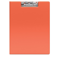 Davis Group Planchette a pince indispensable a levier Lettre, paquet de 10 – Orange-Planche à pince avec 50 capacité en feuilles
