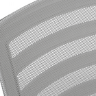 Monarch Specialties - 7225 Chaise De Bureau Multi-Position- Blanc/Meche Gris/-Dimensions du produit: 24 pouces L x 24,25 pouces P x 37,75 pouces H