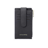 Champs - Porte-cartes Yoga Iconic - Noir-Porte-cartes avec protection RFID