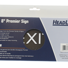 Headline Sign Premier EXIT Sign - 4" H x 8" L - Black-Use anywhere for an updated, upscale look