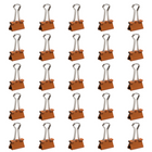 JAM PaperMD – Petites pinces relieuses, 3/4 po (19 mm), orange, 125/paquet-5