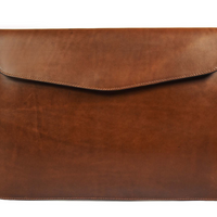 Tolredo Mantra Leather Macbook Sleeve - Bohemian Thar - Tan-100% top grain premium leather, handcrafted using ethically sourced leather