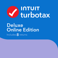 TurboImpôt Version De Luxe en ligne 2025  - 8 Déclarations - Anglais - En ligne-Idéal pour les particuliers, les couples et les familles qui demandent des déductions courantes, comme les REER, les dons et les frais médicaux.