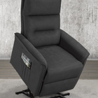 Brassex - Fauteuil releveur inclinable 362581 Levo - gris foncé-7