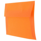 JAM Paper Enveloppes translucides A1, orange, 50/paquet-Intérieur vierge où écrire un mot personnalisé