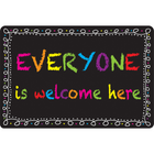 Ashley Productions Smart Poly Computer Mouse Pad - Everyone is Welcome Here - Chalk Loop - 6 Pack-Say hello to a boost of motivation every time you click and scroll.