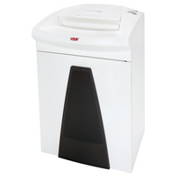 HSM SECURIO B26 1/4” Strip-Cut paper Shredder (HSM1801)-Optimized cutting device technology destroys 22-24 sheets of paper, creating 56 strip-cut particles per page