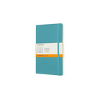 Moleskine – Carnet de la collection Classic, ligné, couverture souple, bleu récif, 7,5 po x 9,75 po-192 pages, papier de couleur ivoire, 7,5 po x 9,75 (po)