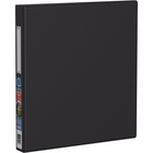 Avery® - Reliure robuste à anneaux en D à pression ssimple, 1 po, noire-Les anneaux sans espace Gap Free emp&ecirc;chent les pages de tomber et sont montés par l'arrière pour permettre aux feuilles de reposer à plat  