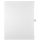 Mark Maker Legal Tabs - Letter Size - White - 1/15th cut - 25 tabs per package - 5 packages Pack - Number 113-White Single Tabs
