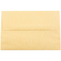 JAM Paper Enveloppes A8 en papier recyclé sulfurisé de couleur vieil or, 250/paquet-Enveloppes vieil or en papier recyclé et sulfurisé
