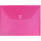 JAM Paper - Enveloppes en plastique avec fermeture auto-agrippante - Livret de lettres - 9 -75" x 13" - Poly rose fuchsia - Paquet de 12-Couleur : rose fuchsia.