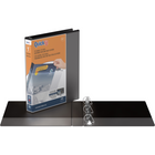 QuickFit View Binder - D Ring - 1" - Black - 6 Pack (87011-06)-1"