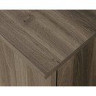 Sauder 66"W Harbor View Corner Computer Desk - Salt Oak- An L-shaped desk allows ample space for a computer, notebook, desk clock and more