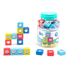Educational Insights - Alphabet BubbleBrix-Le plaisir de Fidget rencontre l'alphabétisation précoce ! Appuyez sur un bloc de lettres, sentez-le pop, pratiquez son nom et le son qu'il fait, puis connectez-le à un autre bloc de lettres pour construire des mots simples et pratiquez la lecture et l'orthographe